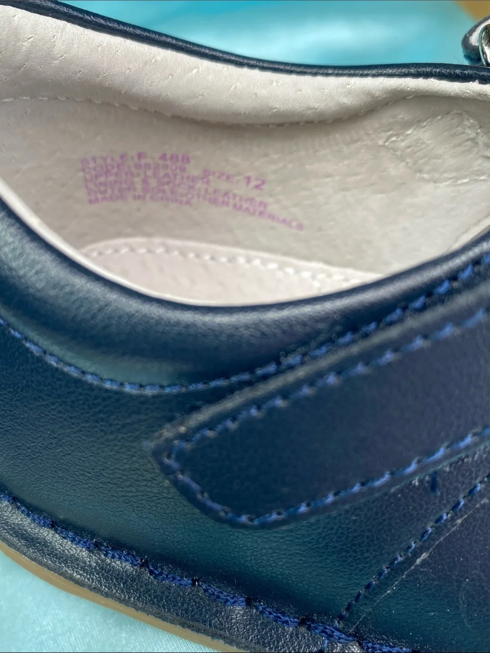 L’Amour  Navy Blue Mary Jane Style Dress Shoes